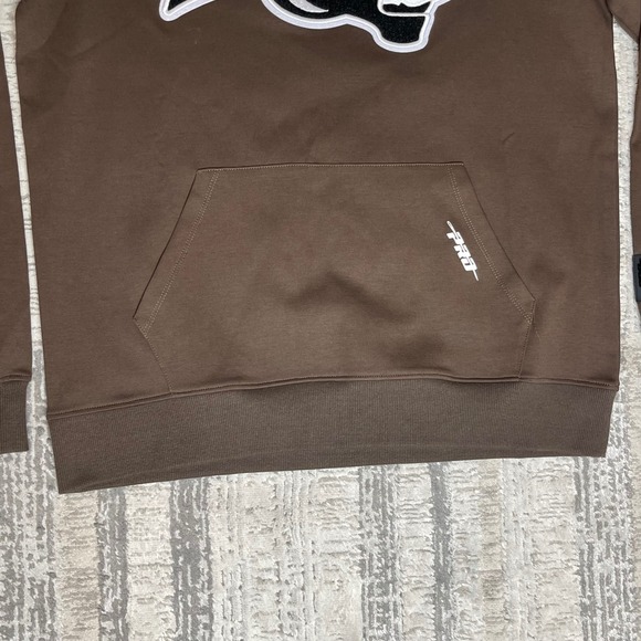 NWT PRO Standard Brown HBCU Basketball Hall of Fame Chris Paul Hoodie Mens LARGE - Picture 4 of 12